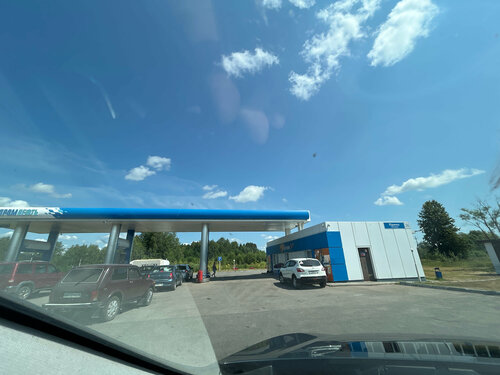 Gas station Gazpromneft, Kaluga Oblast, photo