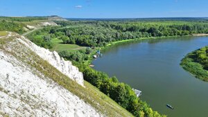 Меловые скалы (Voronezh Region, Podgorenskiy rayon, Belogoryevskoye selskoye poseleniye, osobo okhranyayemaya prirodnaya territoriya urochishche Belogorye), observation deck