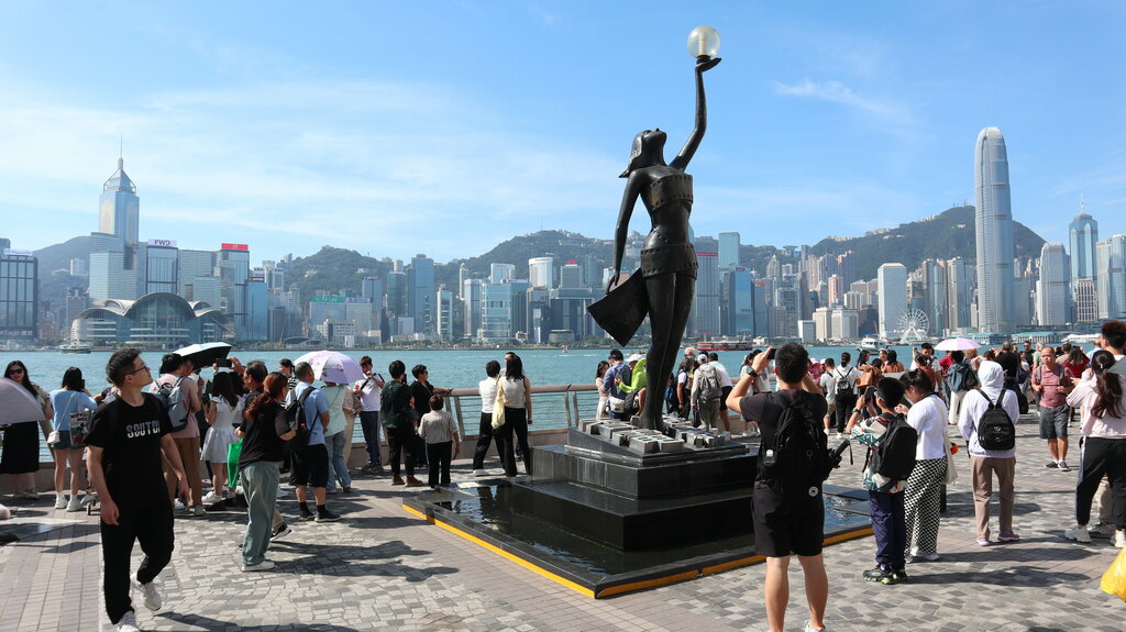 Landmark, attraction Avenue of Stars, Kowloon, photo