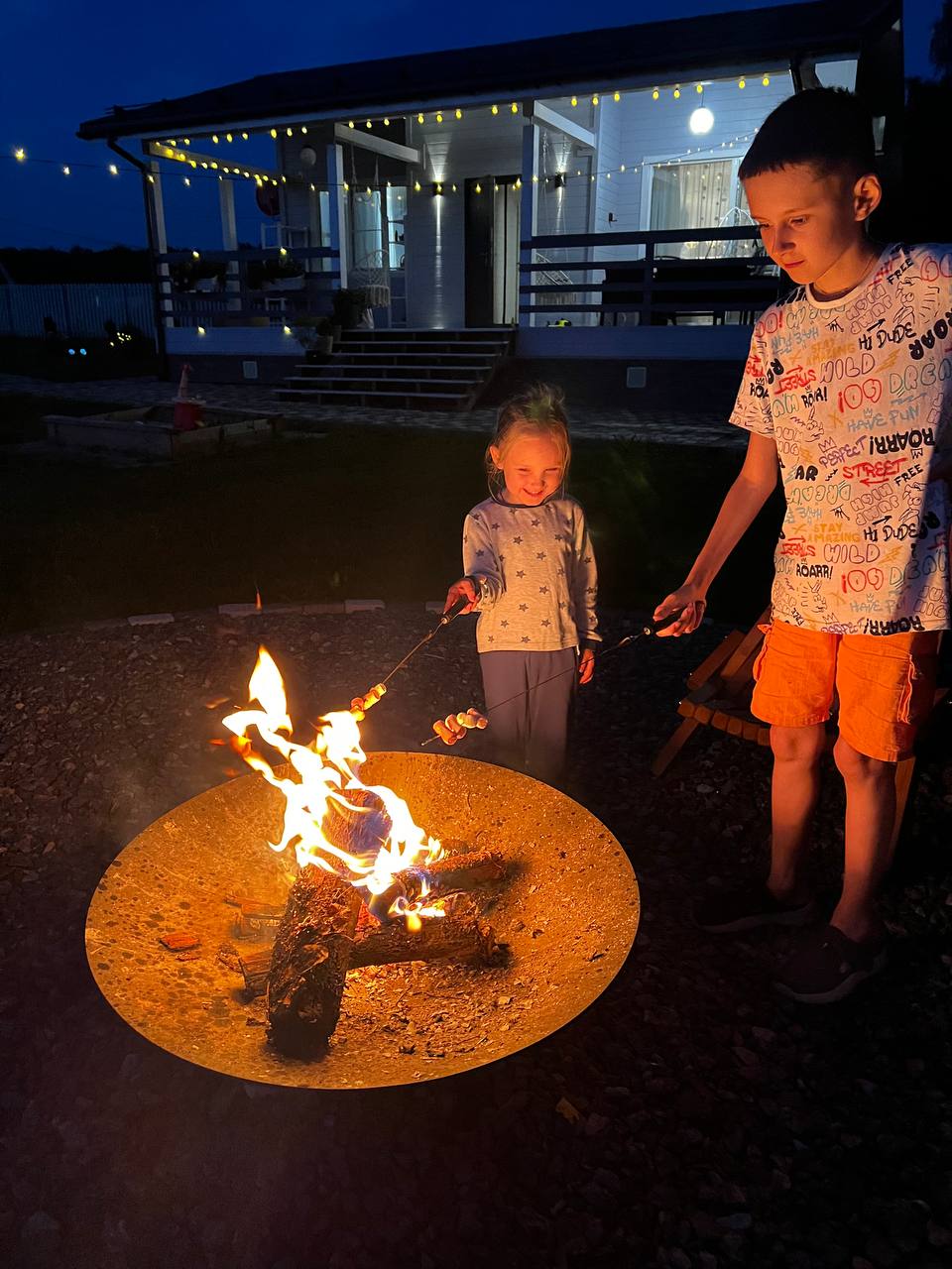 Фото Дом с березками