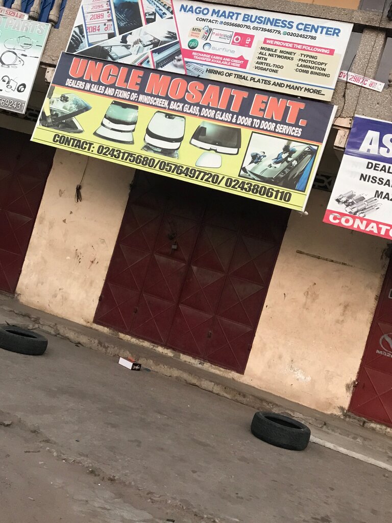 Auto glass Uncle Mosait Enterprise, Accra, photo
