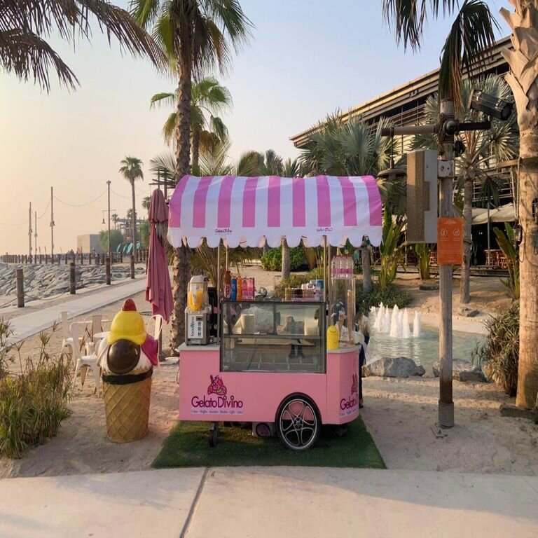 Ice cream Gelato Divino, Dubai, photo