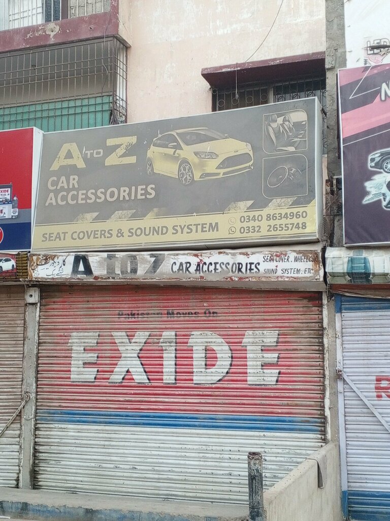 Auto parts and auto goods store A to Z Car Accessories, Karachi, photo