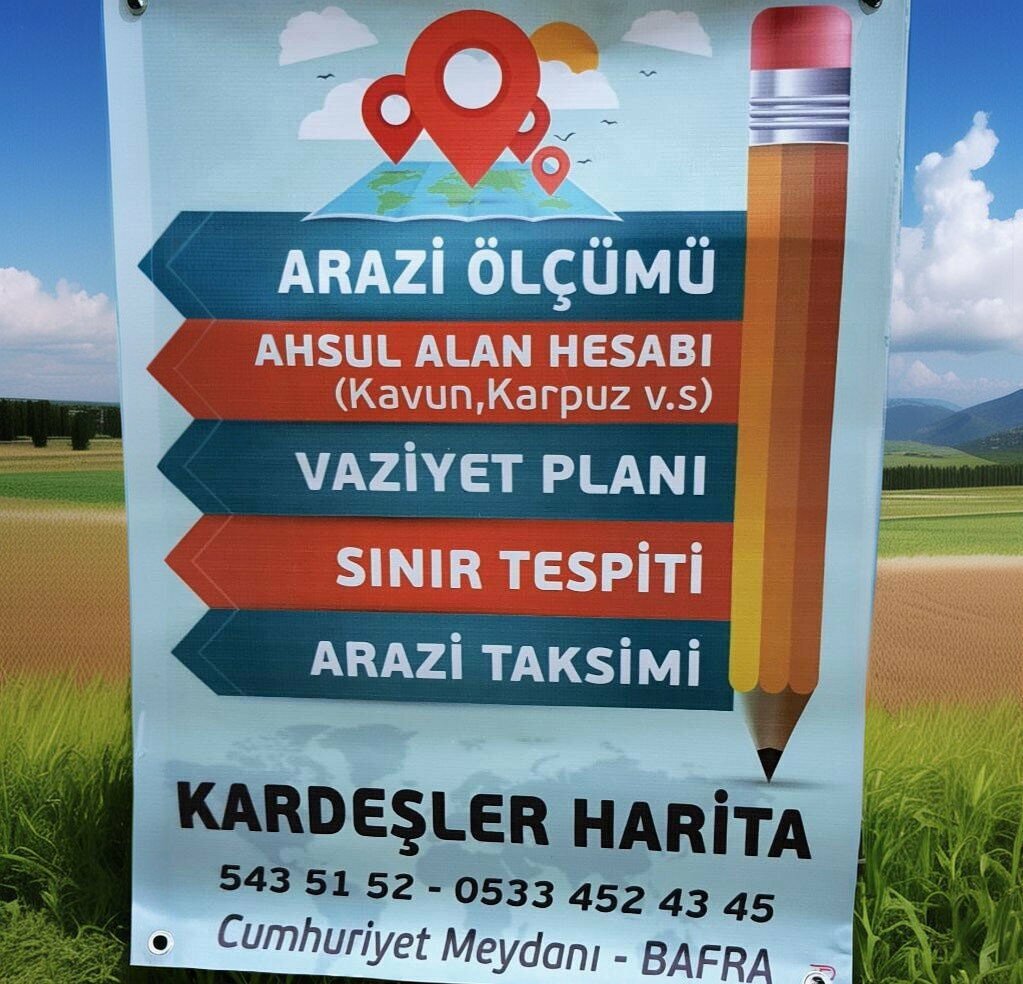 Map production Kardesler Engineering Mapping Zoning Office, Bafra, photo