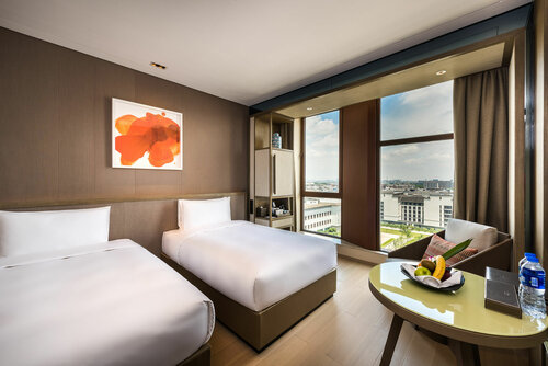 Внешний вид отеля Novotel Shanghai Clover в Пудуне, фото 3