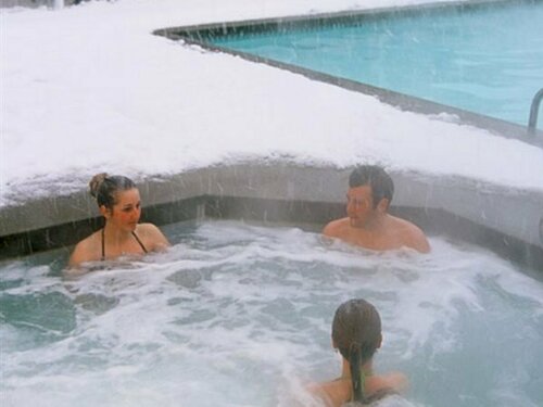 Внешний вид отеля Crystal Lodge в Муниципалитете курорте Уистлере, фото 5