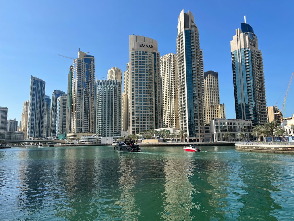 Landmark, attraction Dubai Marina, Dubai, photo