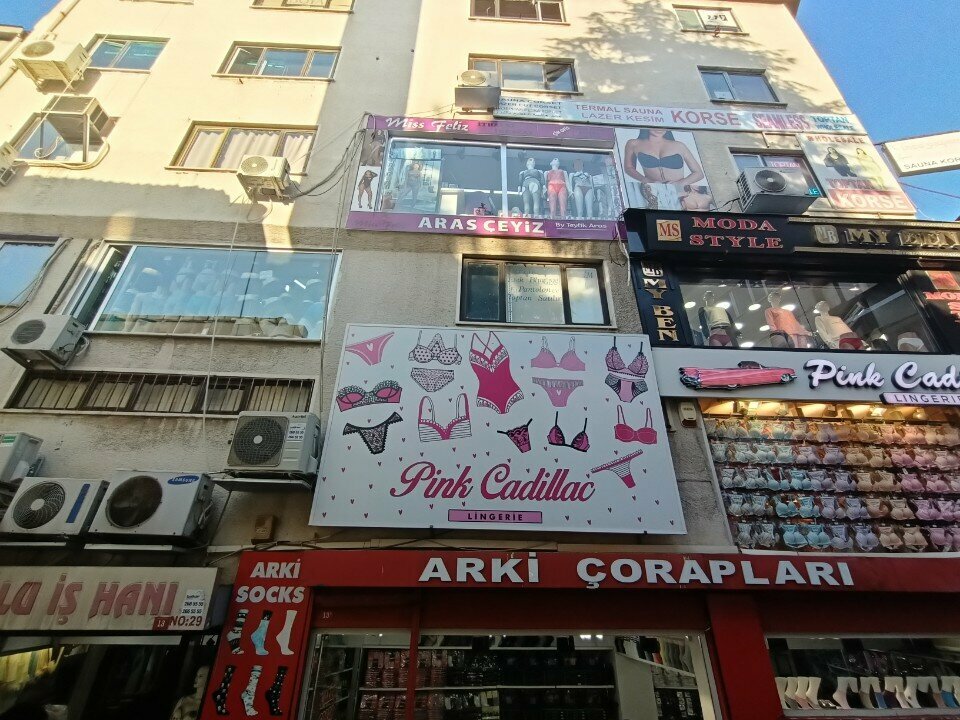 Stockings and tights shop Arki Coraplari, Istanbul, photo