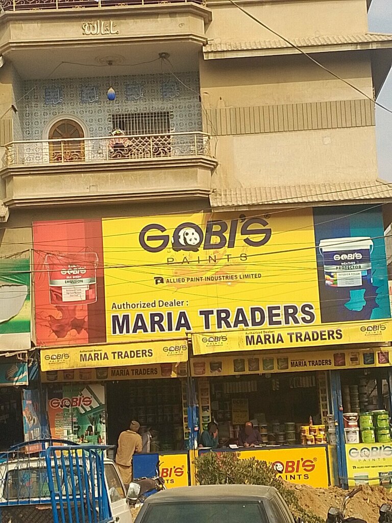 Paintwork materials Maria trader, Karachi, photo