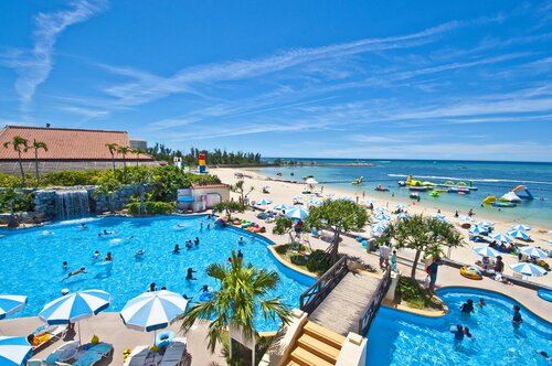 Внешний вид отеля Rizzan Sea Park Hotel Tancha Bay в Онне, фото 3
