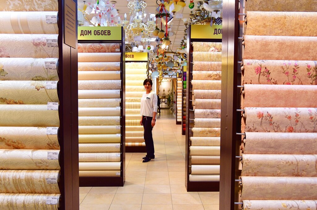 Wallpaper store Dom Oboev, Moscow, photo
