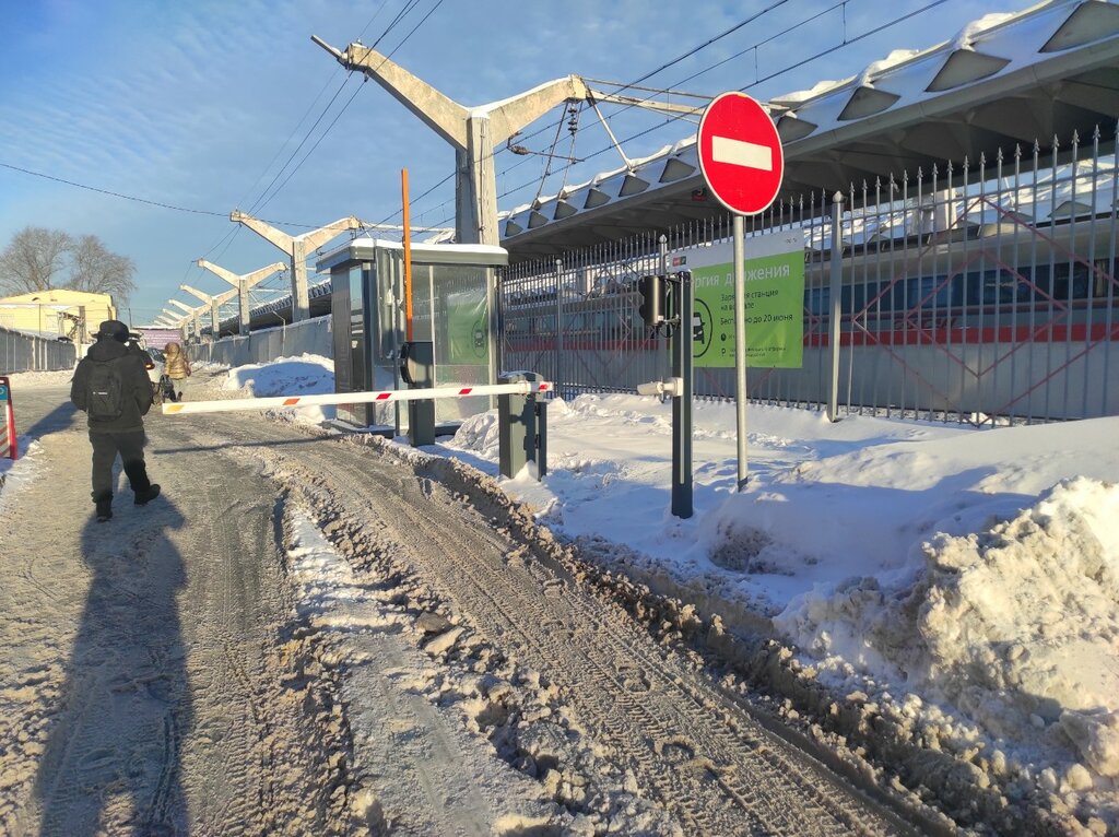 Pass office, security post Контрольно-пропускной пункт Московского территориального управления железных дорог, Moscow, photo