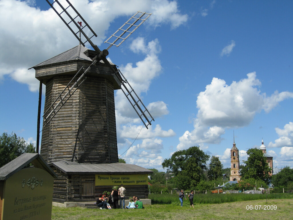 Landmark, attraction Ветряная шатровая мельница, Suzdal, photo