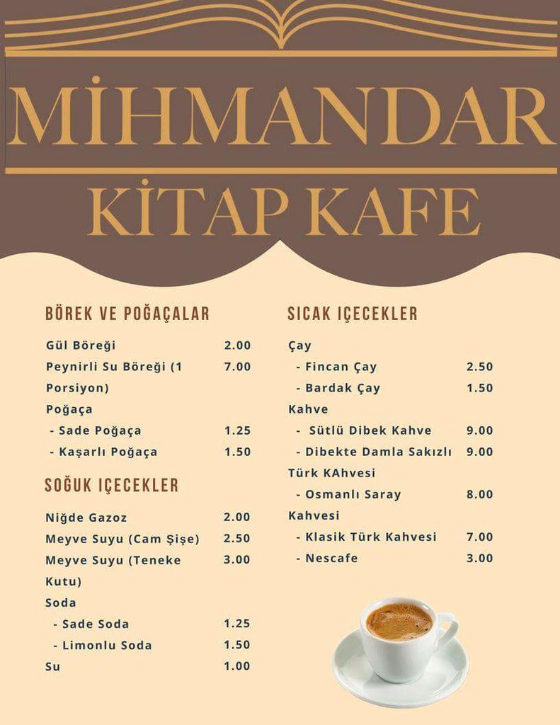 Bookstore Mihmandar Book Cafe, Istanbul, photo