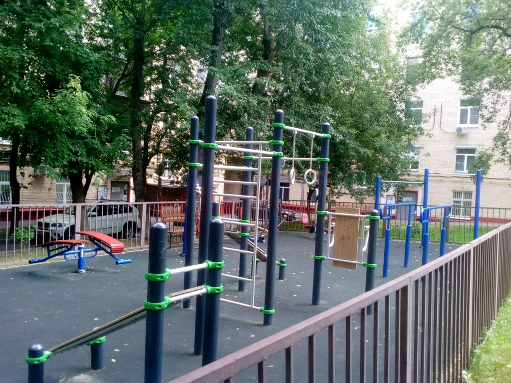 Sports ground Площадка воркаут, Moscow, photo