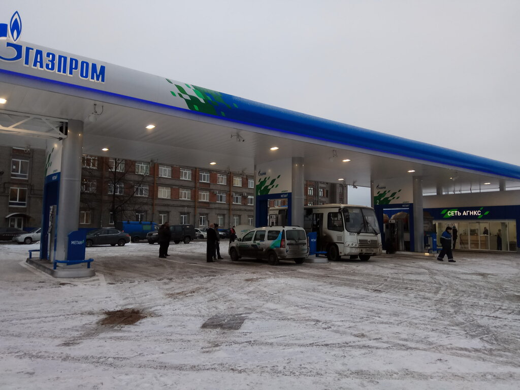АГНС, АГЗС, АГНКС Газпром газомоторное топливо, Санкт‑Петербург, фото