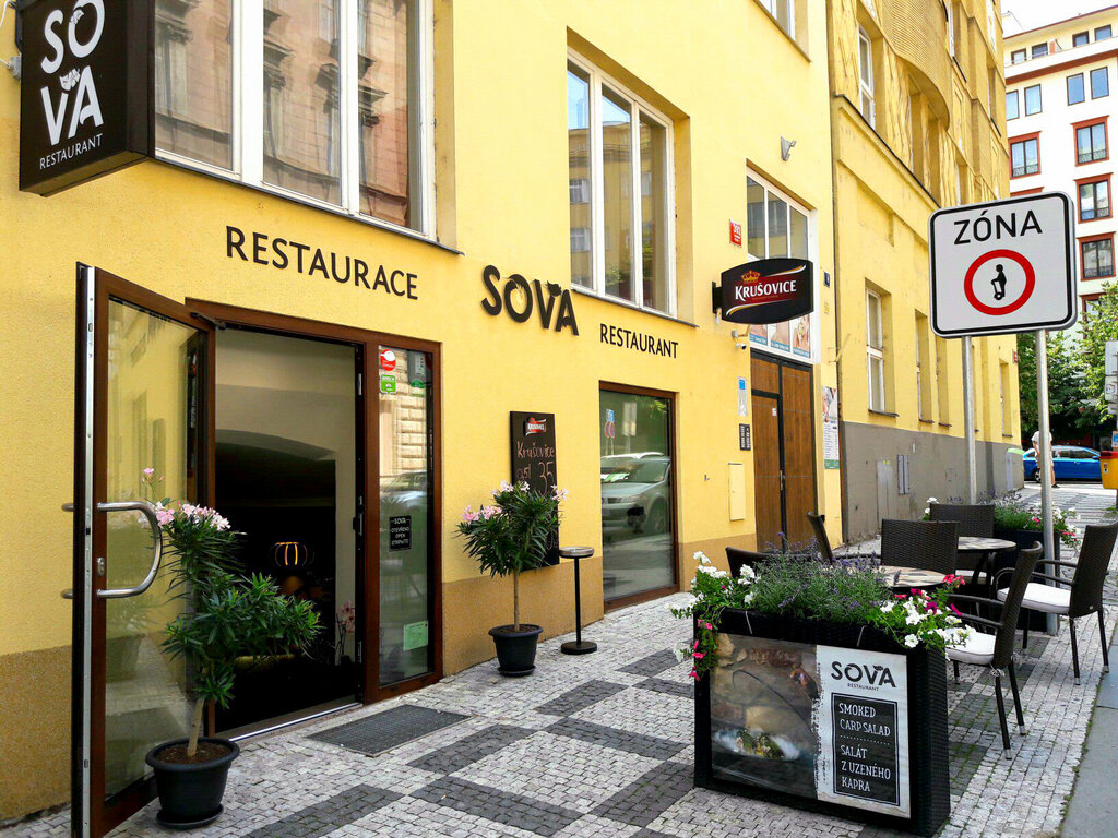Ресторан Sova, Прага, фото