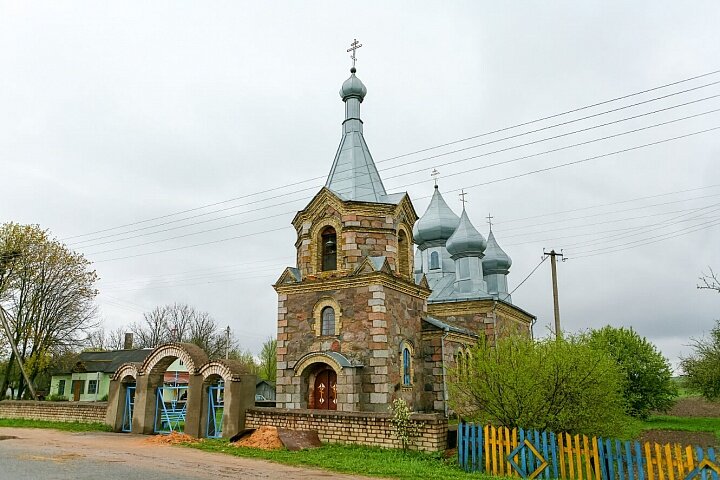 Orthodox church Saint Nicholas Orthodox church in Staryja Haby, Minsk District, photo