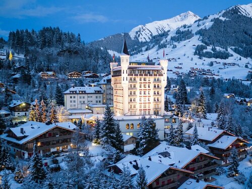 Внешний вид отеля Gstaad Palace в Саанене, фото 1