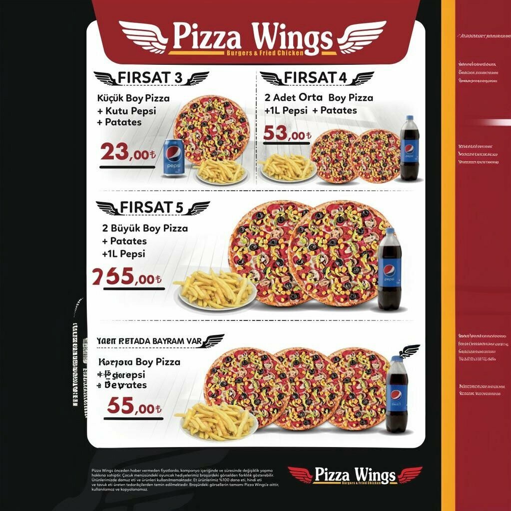 Fast food Pizza Wings, Corum, photo