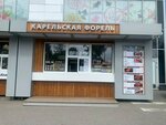 Karelian trout (Leningrad Region, Vsevolozhckiy DIstrict, Zanevskoye gorodskoye poseleniye, Kudrovo, Mega-park), fish and seafood