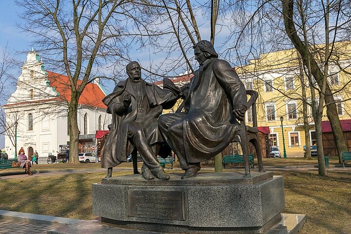 Genre sculpture Памятник Монюшко и Дунину-Марцинкевичу, Minsk, photo