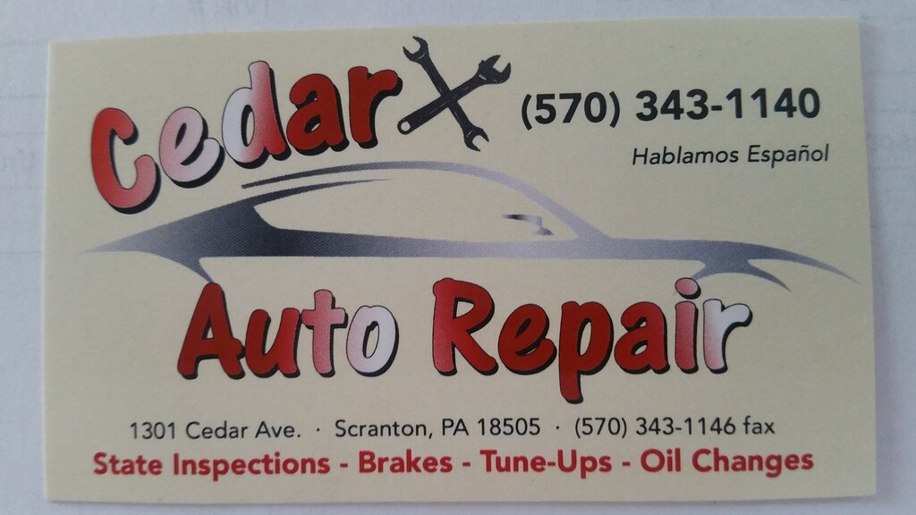 Car service, auto repair Cedar Auto Repair, Scranton, photo