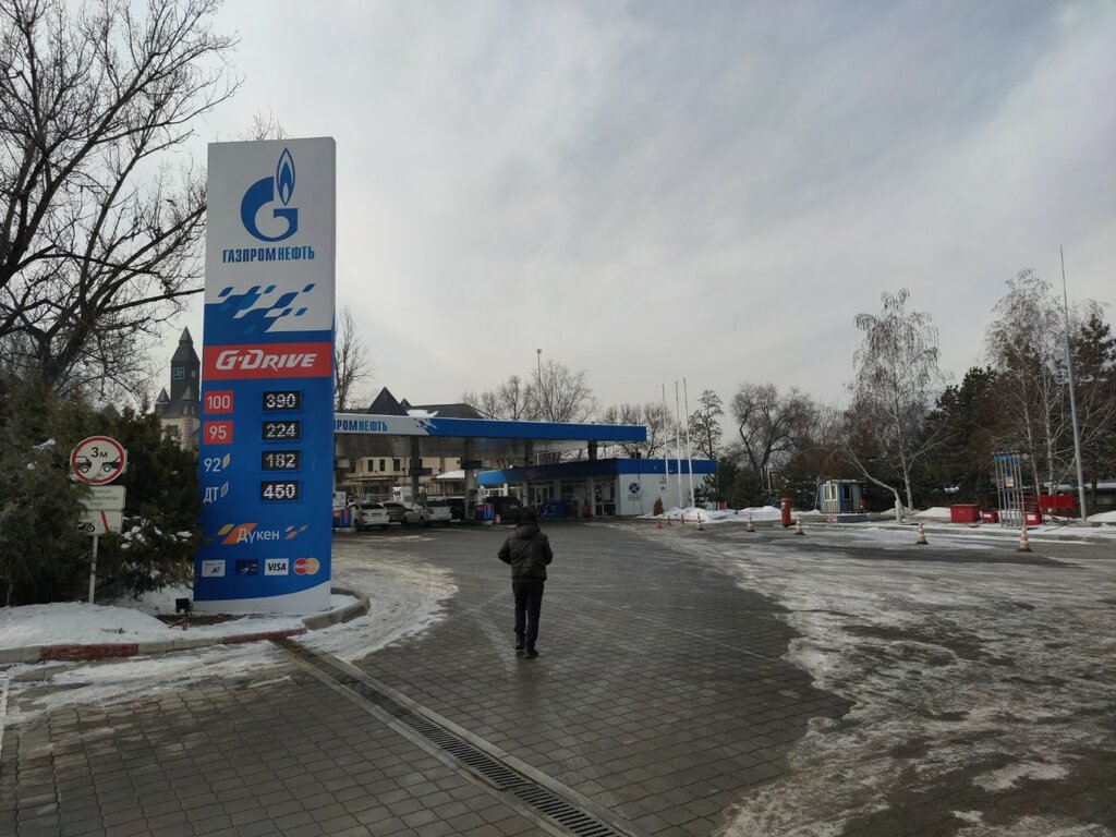 Gas station Gazpromneft, Almaty, photo