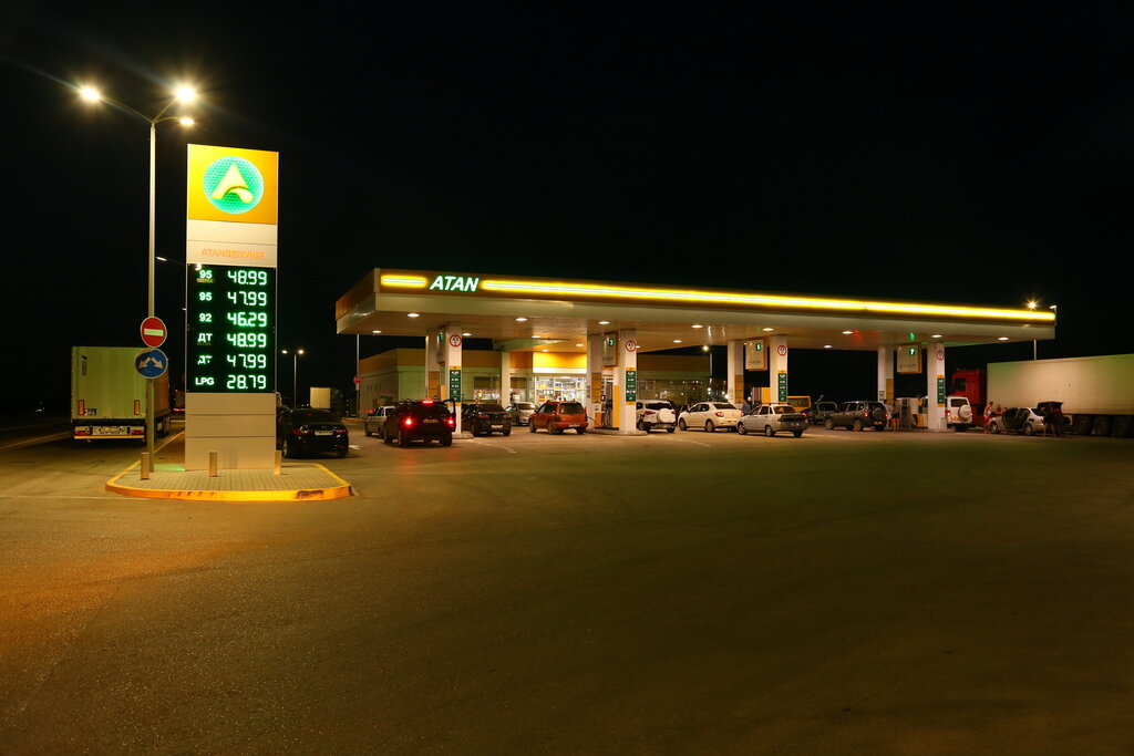 Атан крым карта заправок