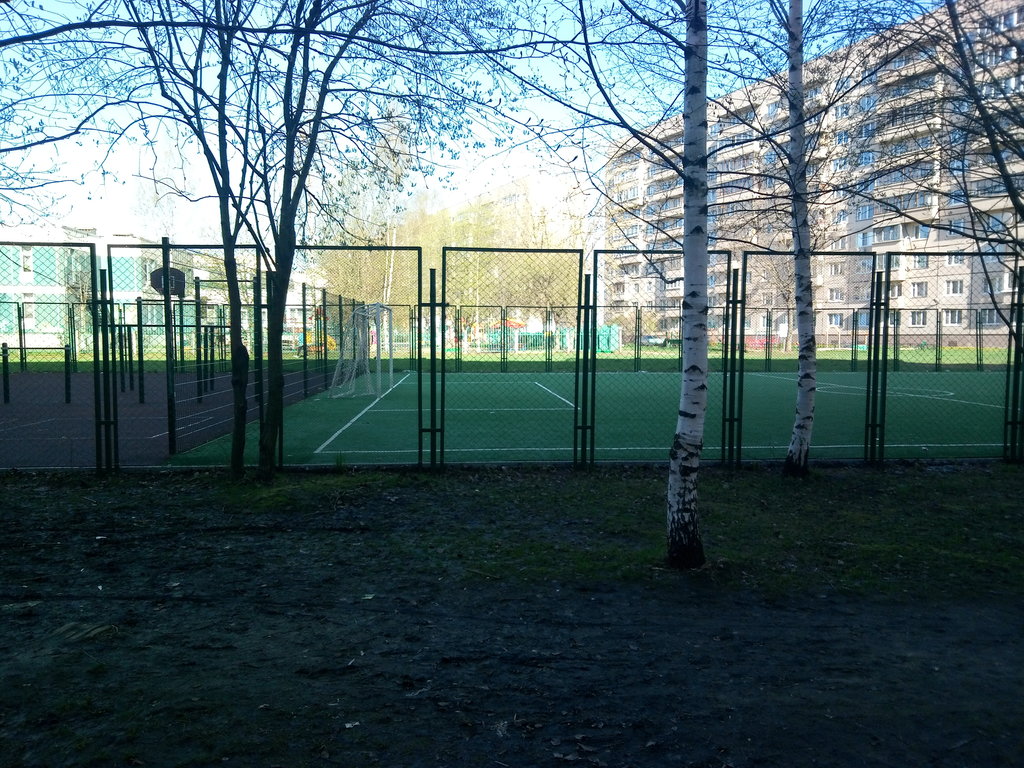 Баскетбольные площадки спб на улице карта