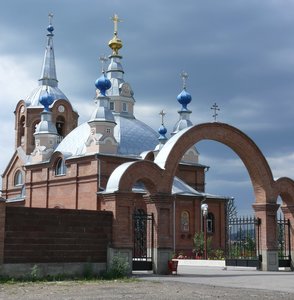 Свято-Пантелеимонов мужской монастырь (selo Bezrukovo, Tsentralnaya ulitsa, 3) ، دير، مسكن الرهبان، كنيسة