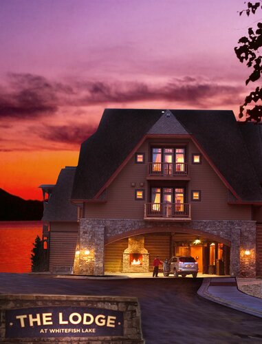 Гостиница Lodge at Whitefish Lake