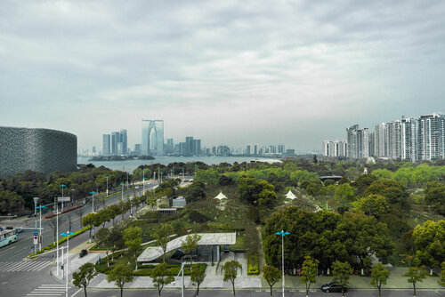 Внешний вид отеля Novotel Suzhou Sip в Сучжоу, фото 3