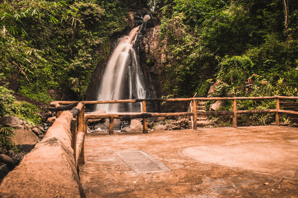 Waterfall Monkey Waterfall, East Java, photo