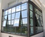 Алюминиевые окна (Dybenko Street, 25к1), windows