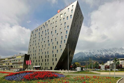 Внешний вид отеля Hilton Garden Inn Innsbruck Tivoli в Инсбруке, фото 1