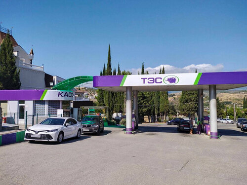 Gas station Tes, Republic of Crimea, photo