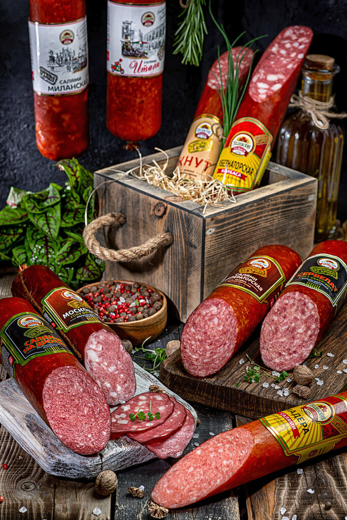 متجر جزارة، ديلي Магазин вкусных колбас ، ، صورة