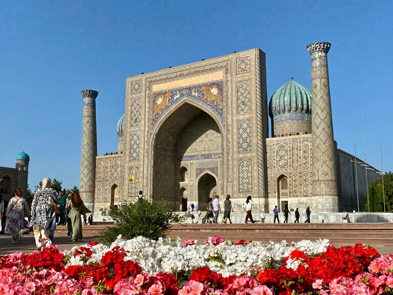 Достопримечательность Архитектурный ансамбль Регистан, Самарканд, фото