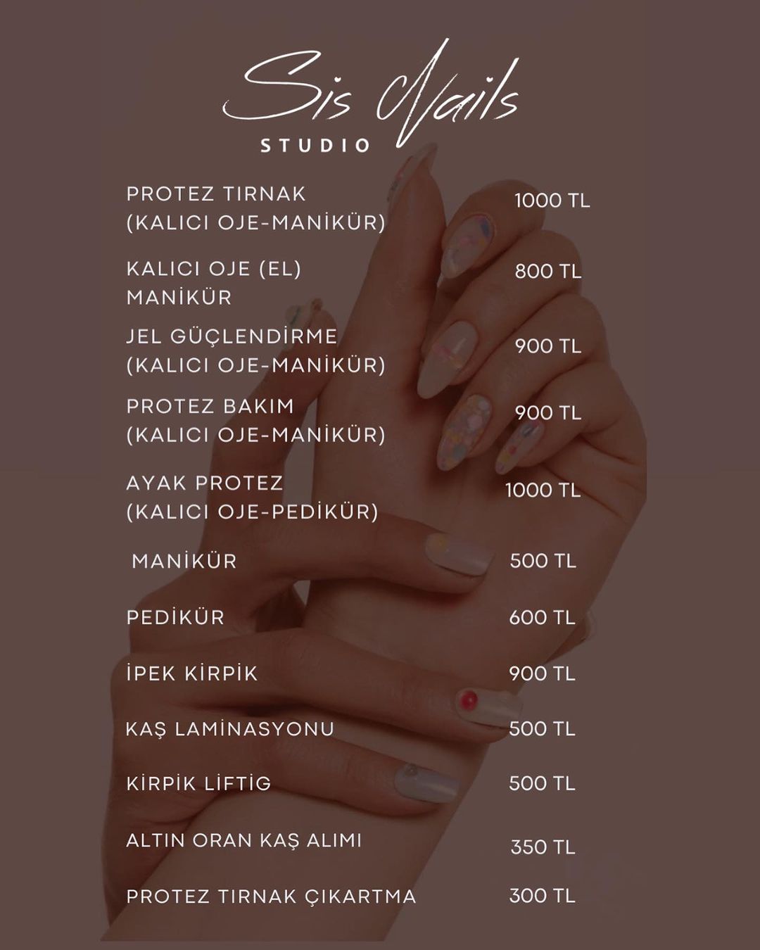 Üsküdar Protez Tırnak ve İpek Kirpik Sis Nails Studio