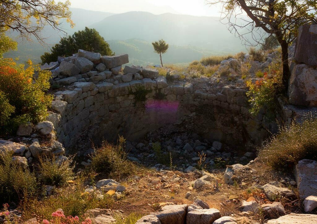 Landmark, attraction Milyos Ancient City, Bucak, photo