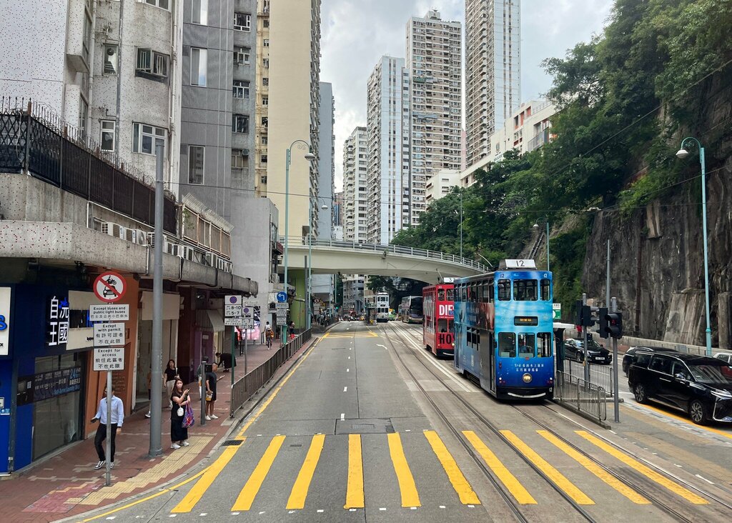 Public transport stop Public transport stop, Hong Kong, photo