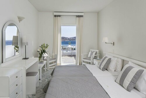 Внешний вид отеля Manoulas Beach Mykonos Resort в Агиосе Иоаннисе Диакофтисе, фото 3
