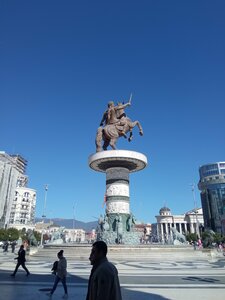 King Alexander III of Makedon (град Скопје, Municipality of Centar, плоштад Македонија), monument, memorial