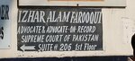 Izhar alam Farooqui (Kheyaban-e-Iqbal Road, 12), attorney