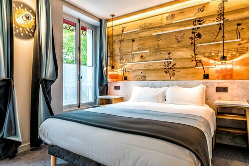 Гостиница Hôtel Restaurant Au Bœuf Couronné в Париже