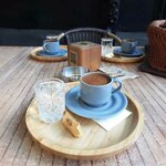 Blue Cafe (Canakkale, Can District, Cumhuriyet Mah., Mesut Hulki Onur Cad., 9A) ، مقهى