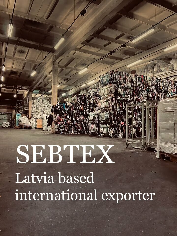 Second-hand shop SebTex - Used clothes export, Riga, photo