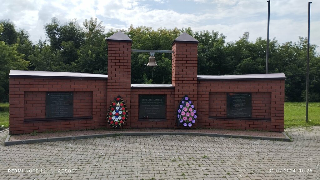 Monument, memorial Воинам-интернационалистам, Turinsk, photo