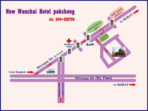Гостиница New Wanchai Hotel Pakchong